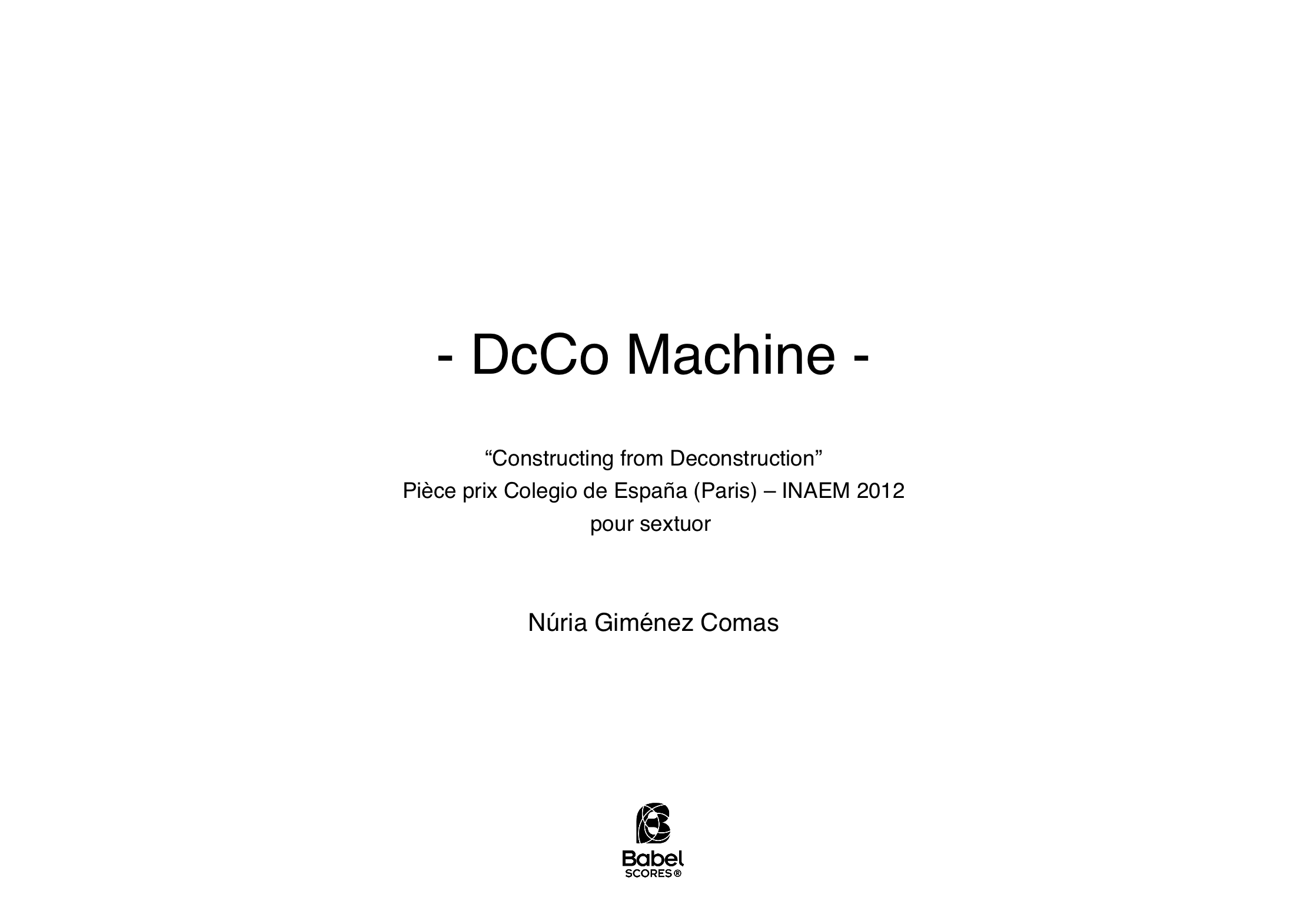 DcCo Machine A4 z